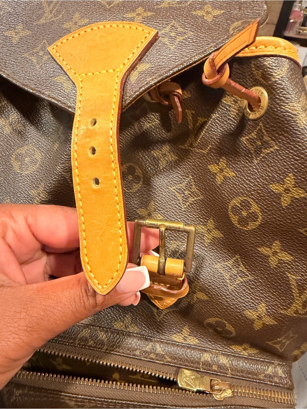 Louis Vuitton Montsouris GM Canvas Backpack - Picture 6 of 16